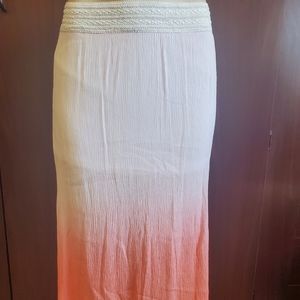 Pretty Tie-Dyed Summer Midi Skirt
